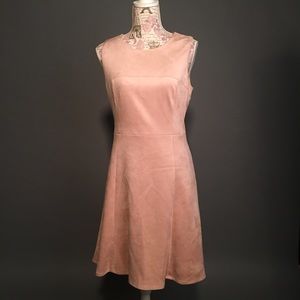 Calvin Klein Faux Suede Dress